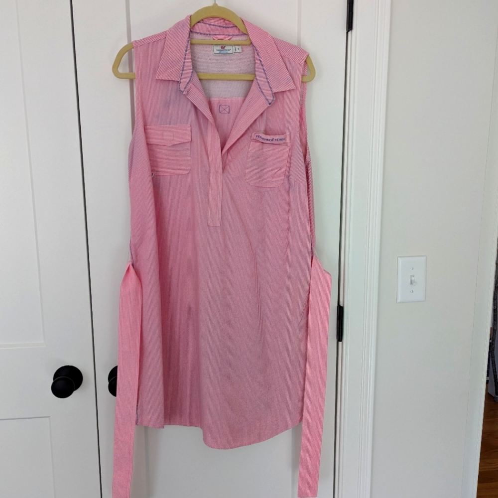 NWOT Vineyard Vines Seersucker Cover up